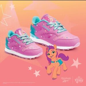 Reebok My Little Pony Pink Sunny Sneakers Size 8